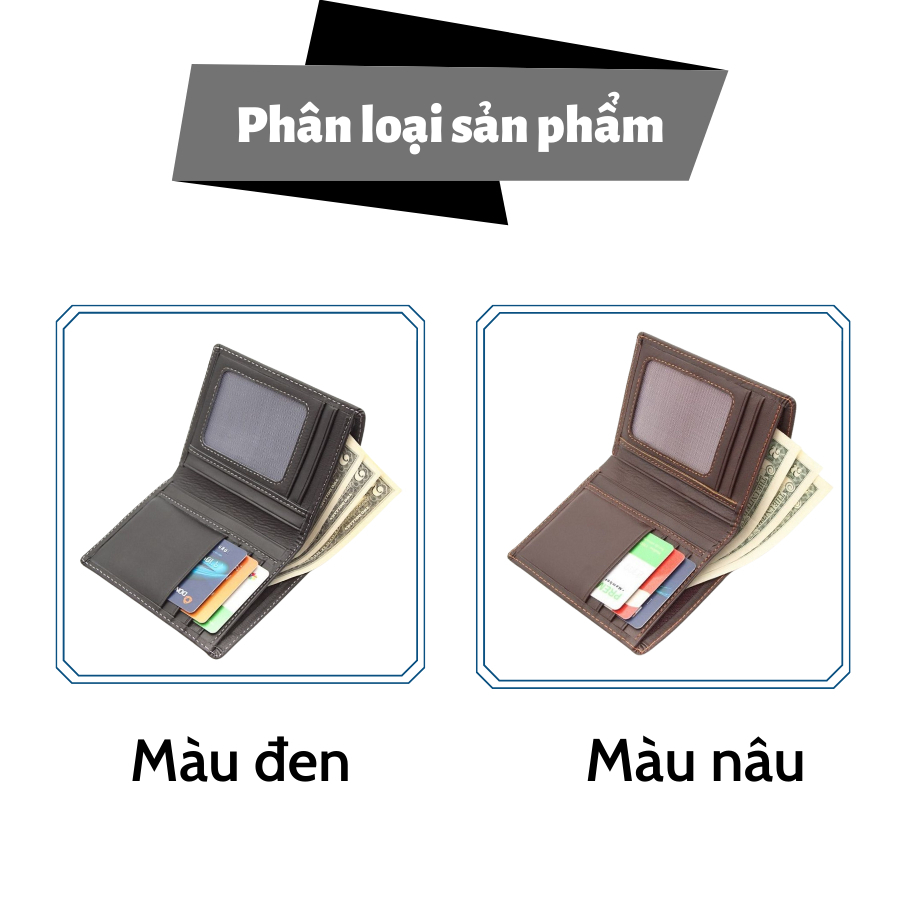 Ví Nam Xịn Da Thật Nhập Khẩu Cao Cấp - Bóp Nam Thời Trang - DUNGBO