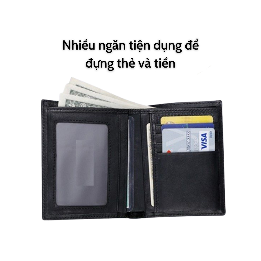 Ví Nam Xịn Da Thật Nhập Khẩu Cao Cấp - Bóp Nam Thời Trang - DUNGBO