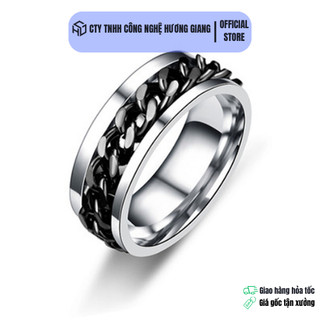Nhẫn Khui Bia Titan Không Gỉ Có Xích Xoay 💝 Hàng Tặng Kèm💝 Khi mua tại shop với hoá đơn 200k