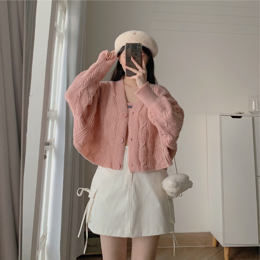 Áo croptop len nữ chất vải len thừng PUMLY 10467 - Jemcloset