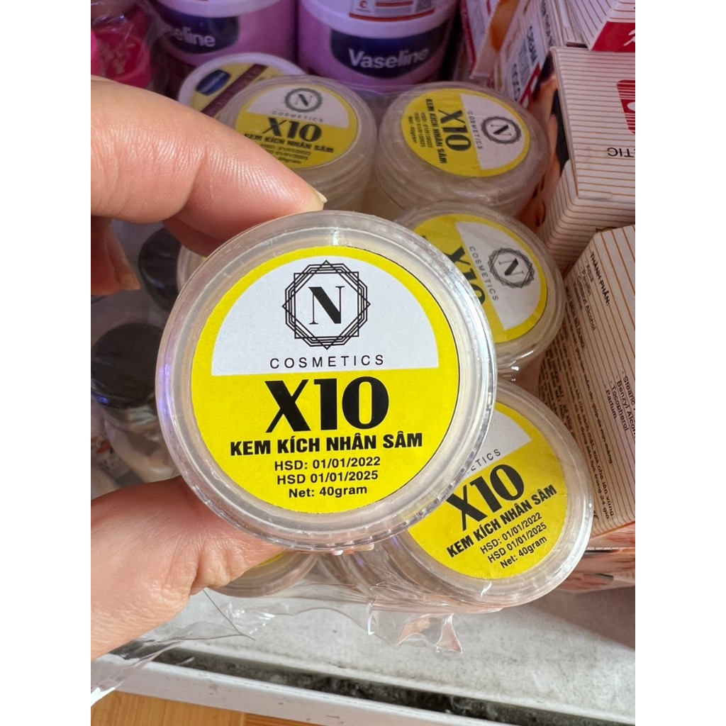 Kích Trắng X10 Nhân Sâm 40g