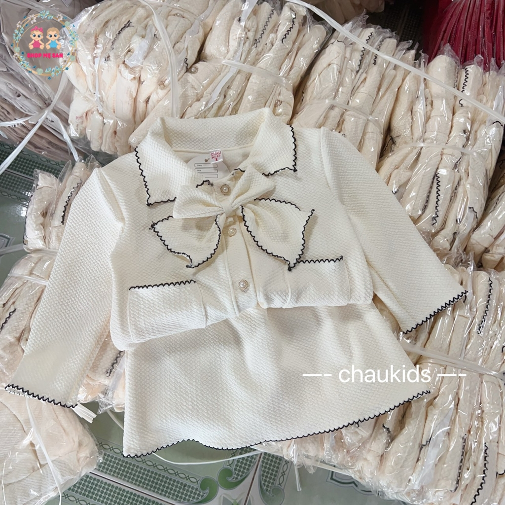 Váy Thu Đông Cho Bé Gái, Set Váy Bé Gái  Chất Liệu Mềm Đẹp Co Giãn Cùng Kiểu Dáng Siêu Sang - MSD7