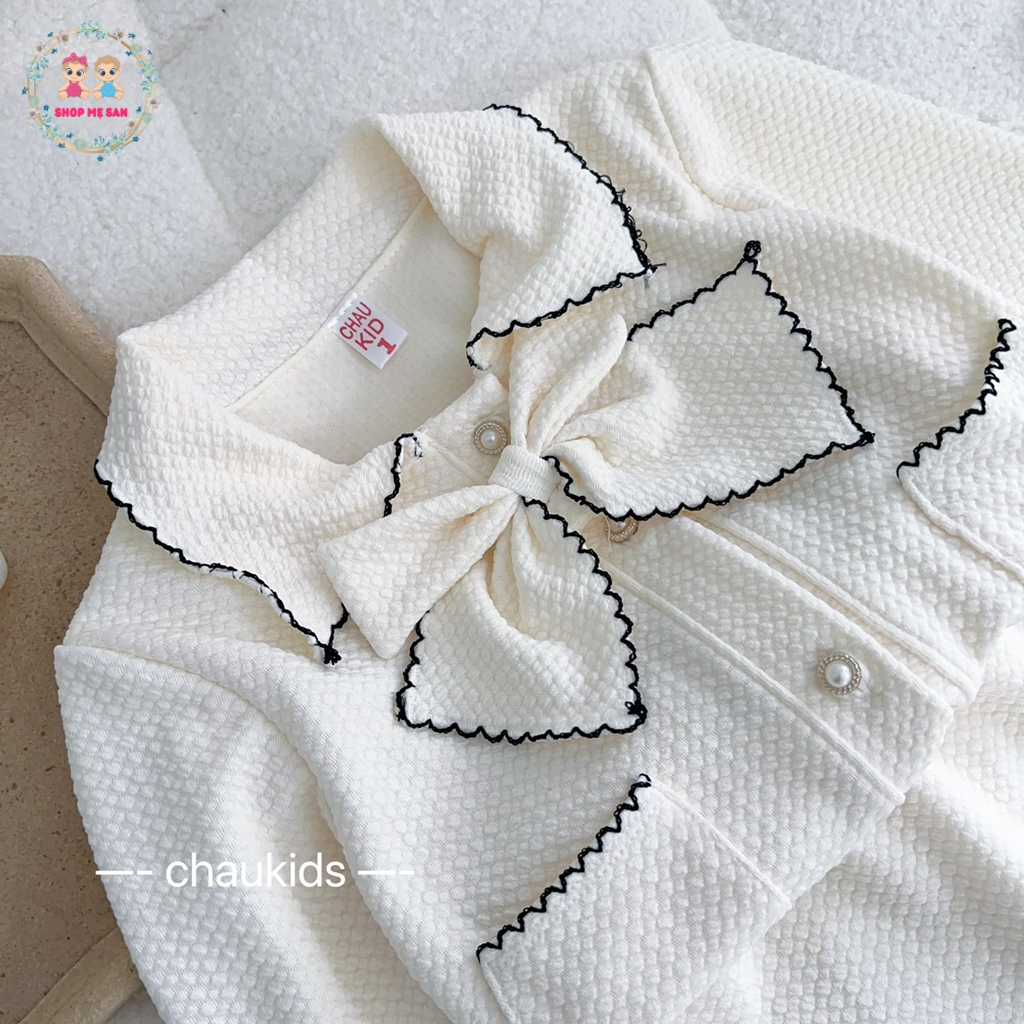 Váy Thu Đông Cho Bé Gái, Set Váy Bé Gái  Chất Liệu Mềm Đẹp Co Giãn Cùng Kiểu Dáng Siêu Sang - MSD7