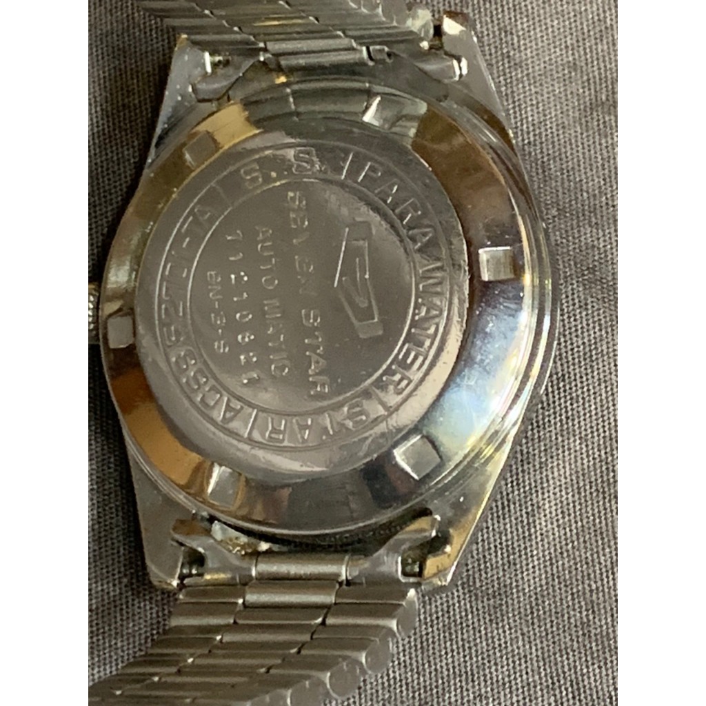 Đồng hồ nam Citizen Deluxe 7 automatic 21 jewels, 2 lịch, dây kim loại của Nhật