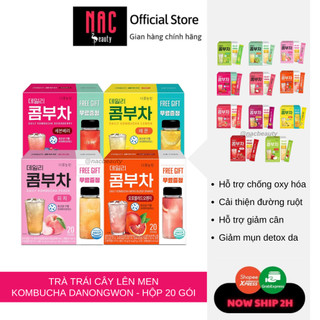 Trà trái cây Kombucha Danongwon nhập khẩu Hàn Quốc 5g x 20 gói - nac beauty