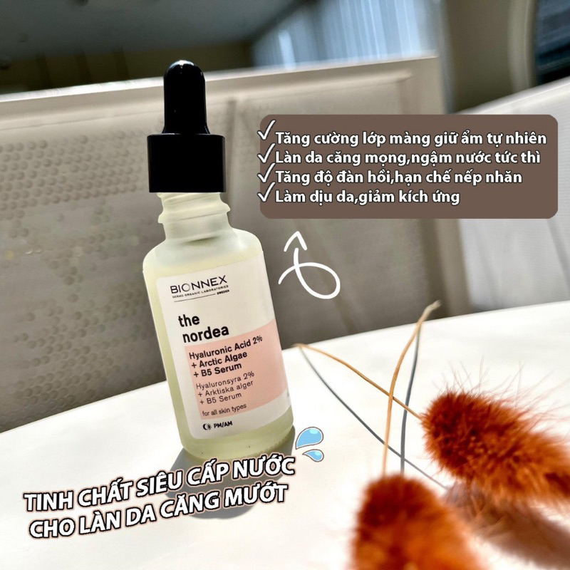 Serum Bionnex Cấp Ẩm Hồi Phục Hyaluronic Acid 2% + B5 Giúp Làm Sáng Da Thu Nhỏ Lỗ Chân Lông