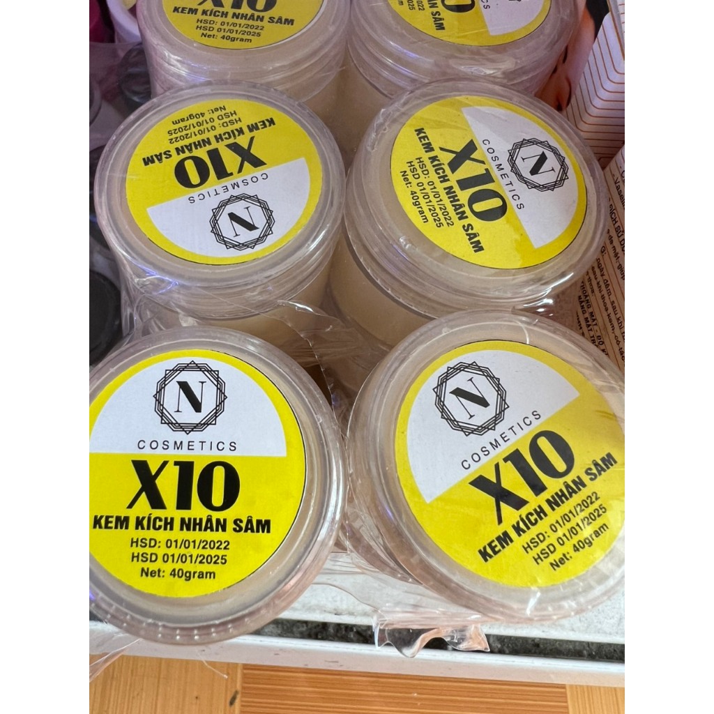 ( Giá Sỉ ) Kem Kích Trắng X10 NhâN Sâm 40g