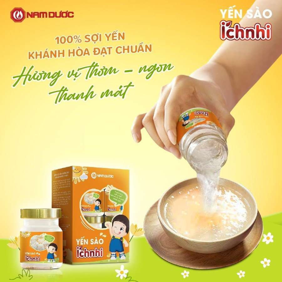 Set yến chưng sẵn cho bé - 4 Hũ 70ml / 30% tổ yến chưng đường phèn - Yến sào Ích Nhi, Khánh Hòa