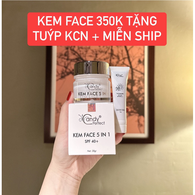 Kem Face Candy Perfect 5in1 mẫu mới