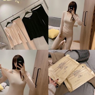 Bộ Quần Áo Giữ Nhiệt Cho Nữ, Mặc Trong Chống Rét Mỏng Nhẹ Ôm Sát Cơ Thể Siêu Co Giãn 198
