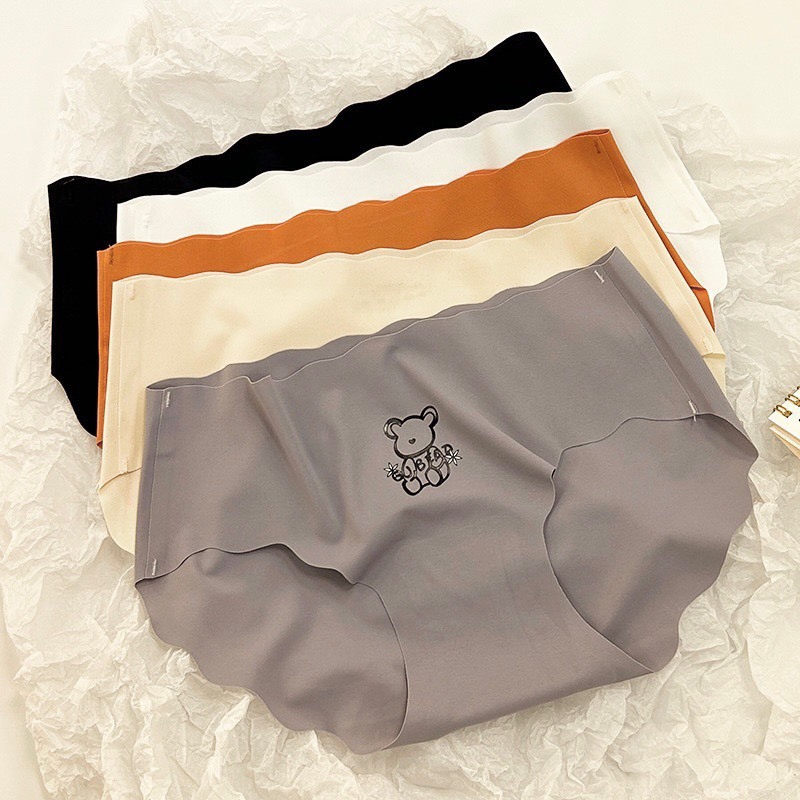 Quần Lót Nữ Đúc Su Sóng Hình Gấu Không Lộ Viền Sexy Tạo Đường Cong Quyến Rũ 812