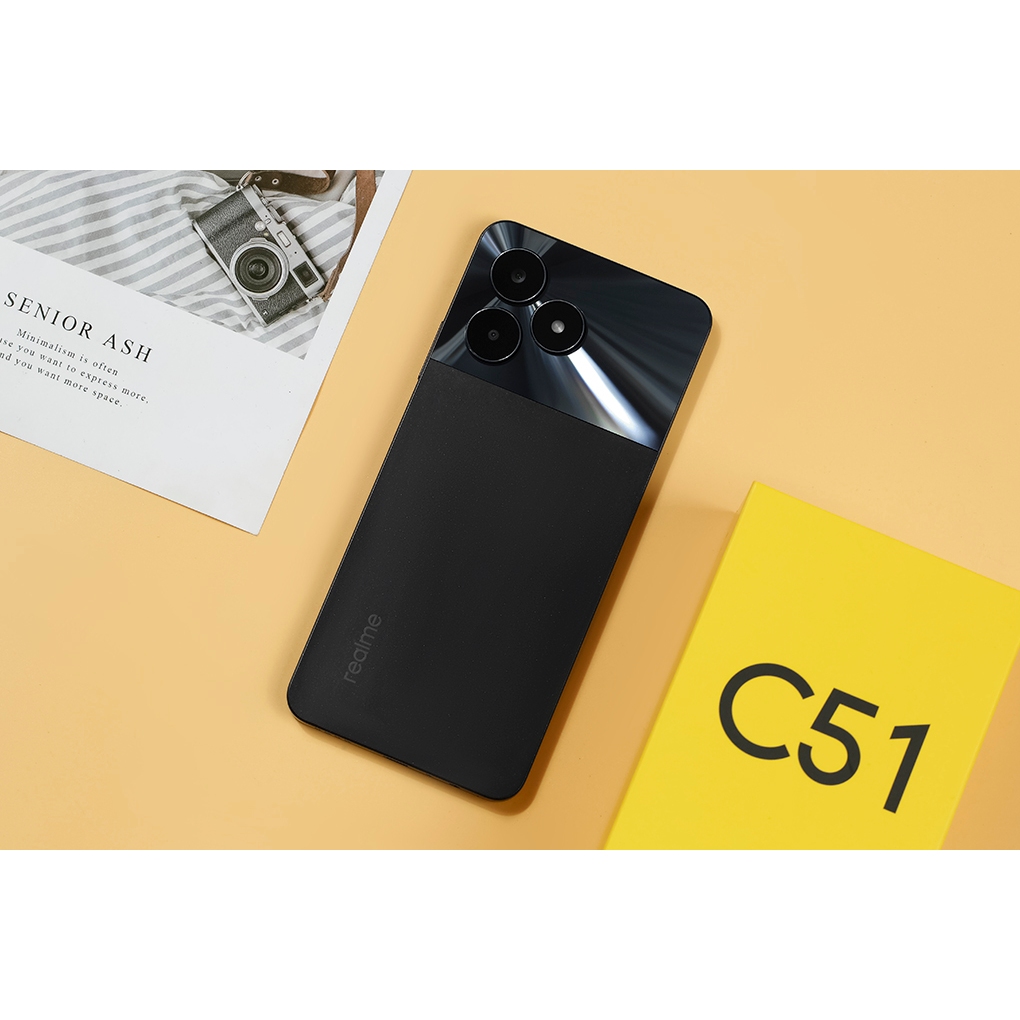 Điện thoại Realme C51  Thiết kế trẻ trung,sạc nhanh 33W - Hàng chính hãng
