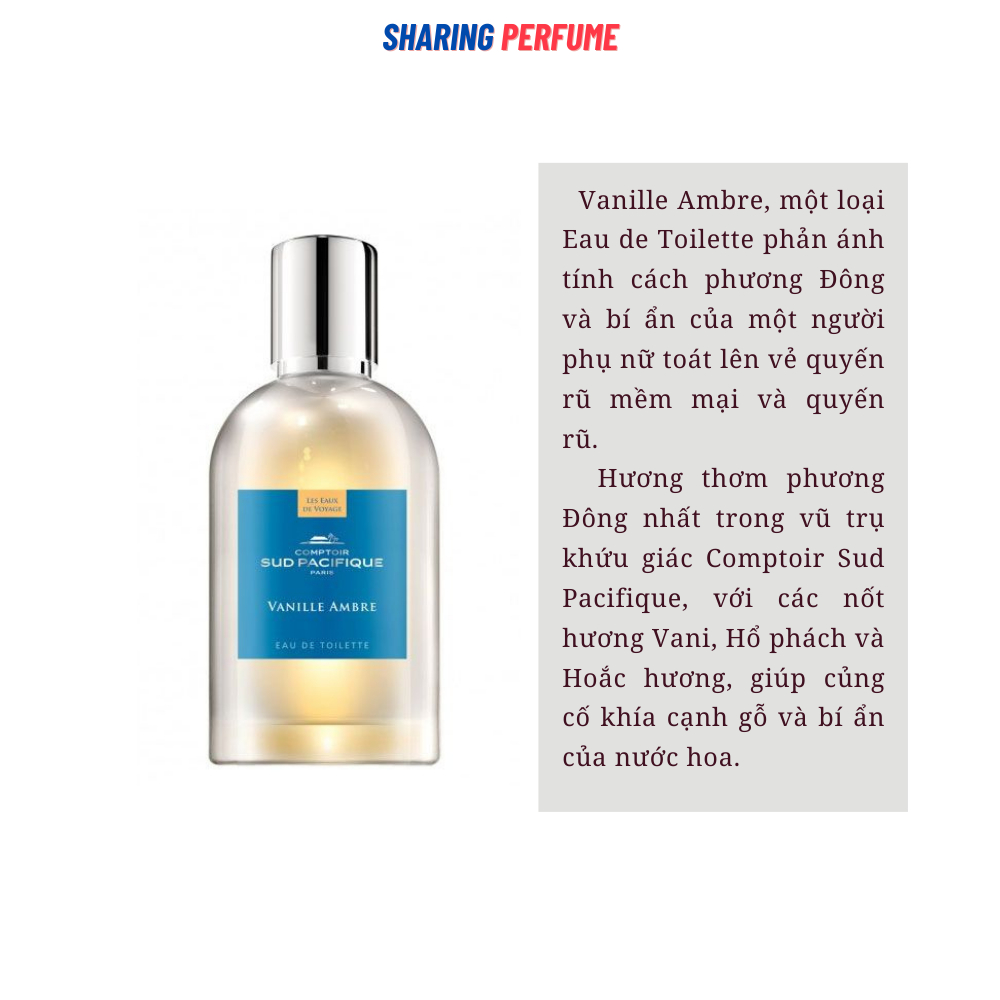 -Mẫu thử nước hoa Comptoir Sud Pacifique Vanille Ambre
