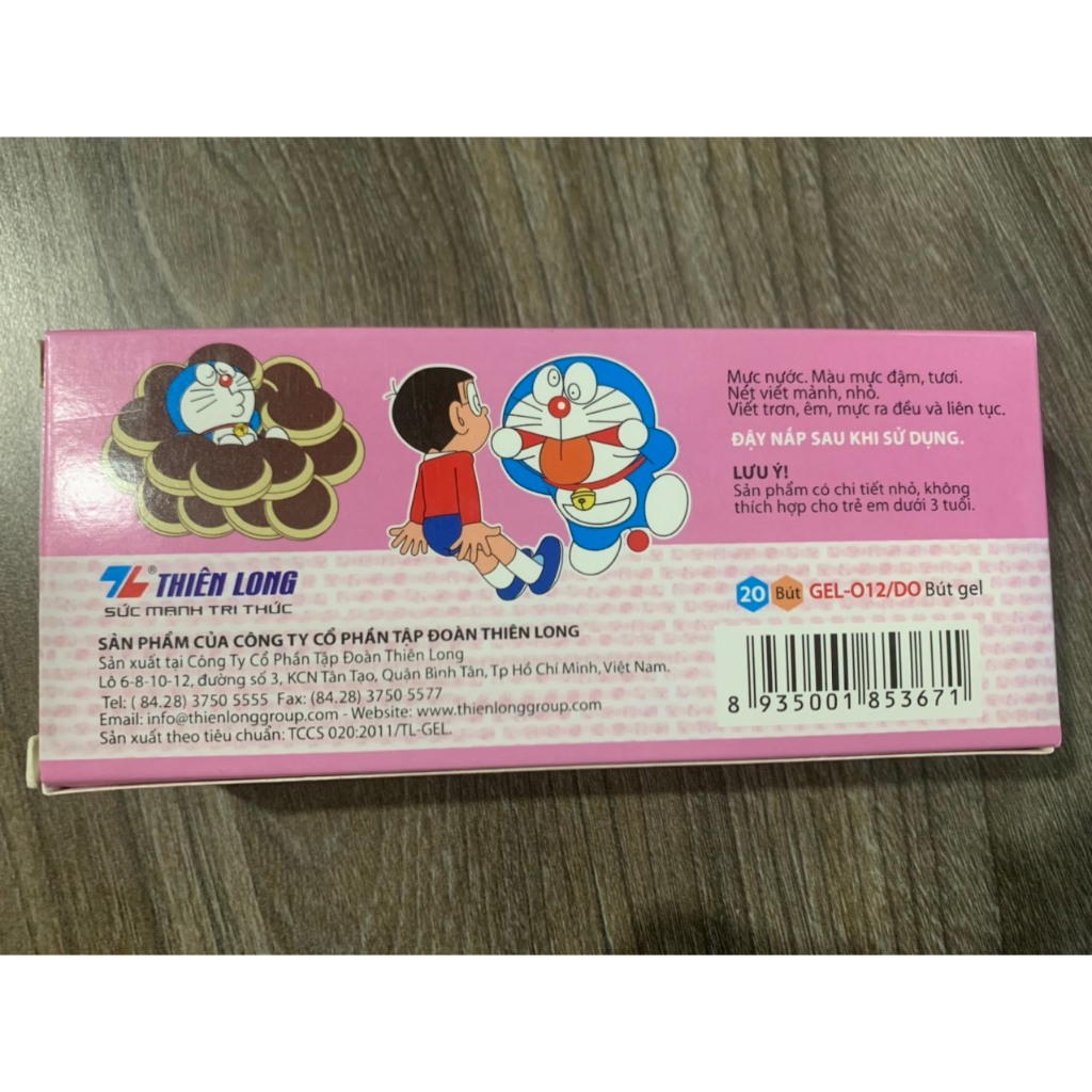 Lẻ 1 chiếc Bút mực tím Gel Doremon dành cho học sinh cấp 1