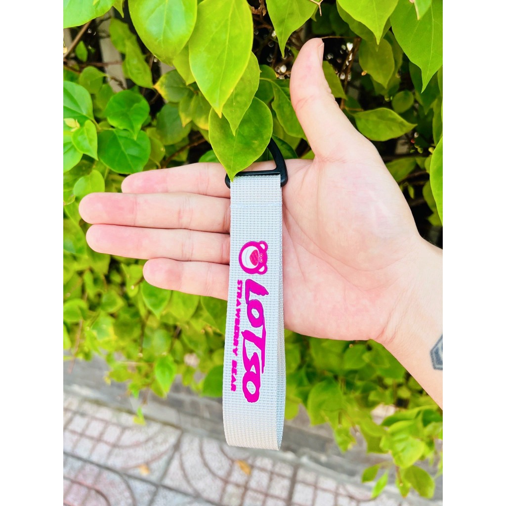 Dây Móc Chìa Khoá Xe Hình Gấu Lotso Siêu dễ thương chính hãng