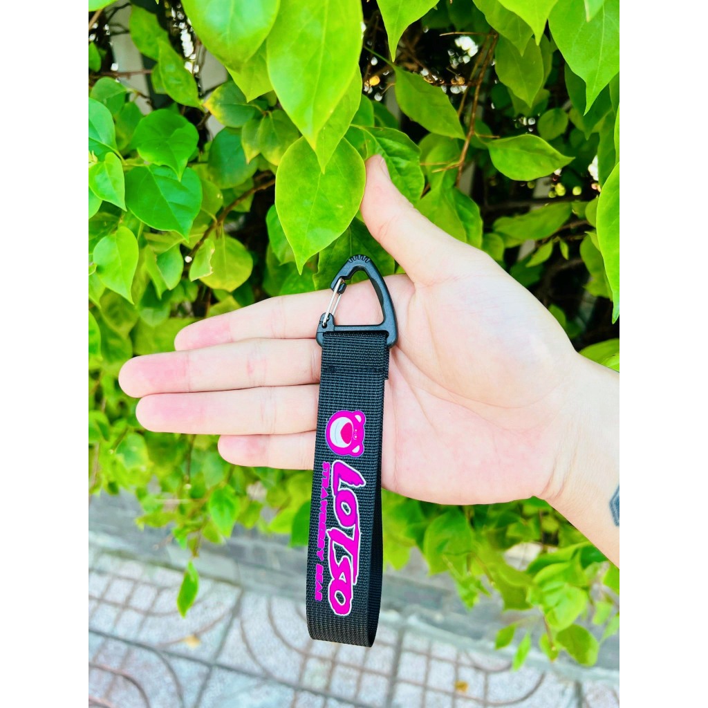 Dây Móc Chìa Khoá Xe Hình Gấu Lotso Siêu dễ thương chính hãng