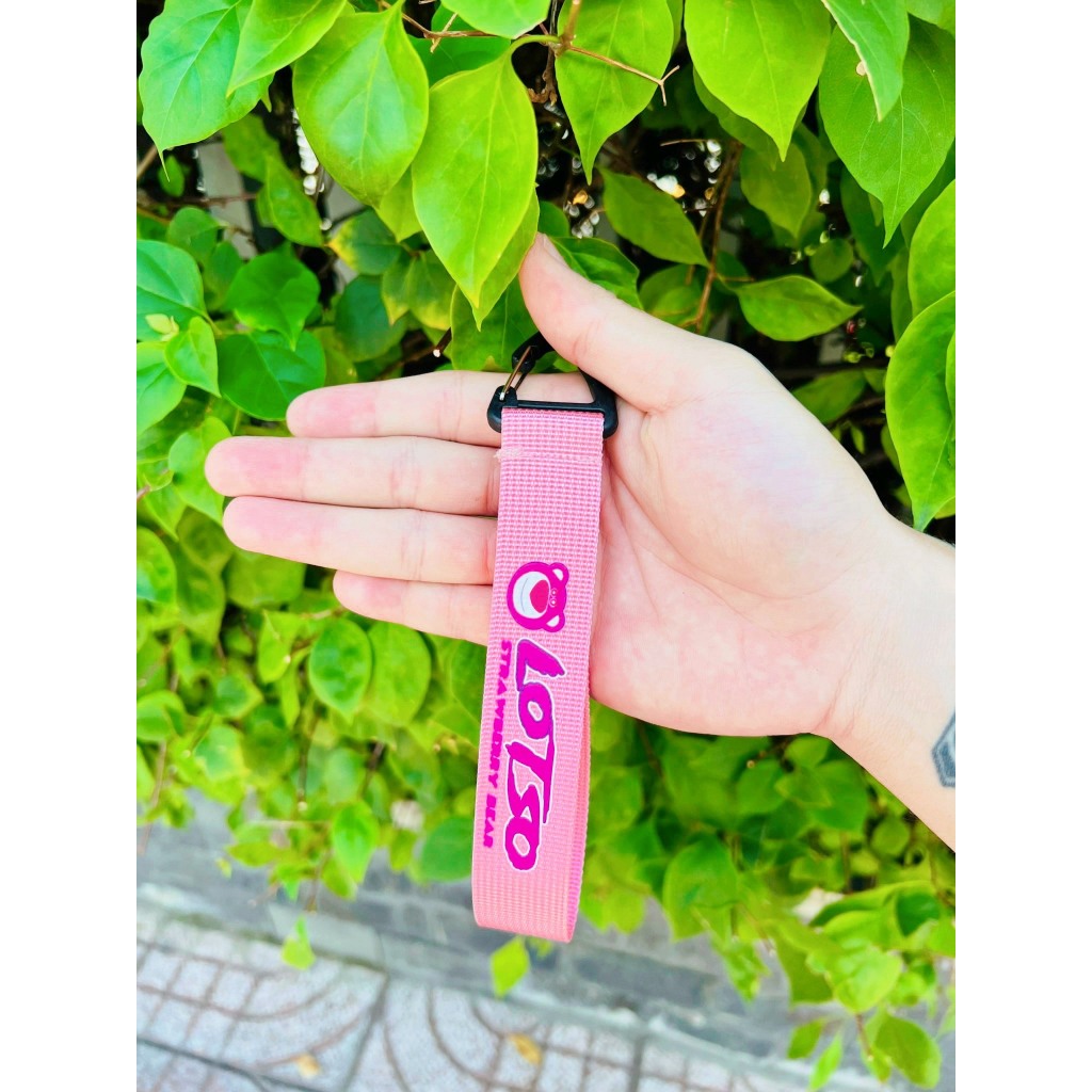 Dây Móc Chìa Khoá Xe Hình Gấu Lotso Siêu dễ thương chính hãng