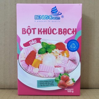 Bột khúc bạch vị dâu benuscream strawberry jelly powder