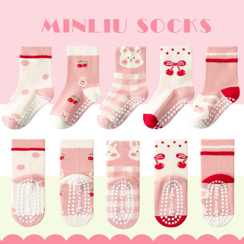 Set 5 đôi tất chống trượt