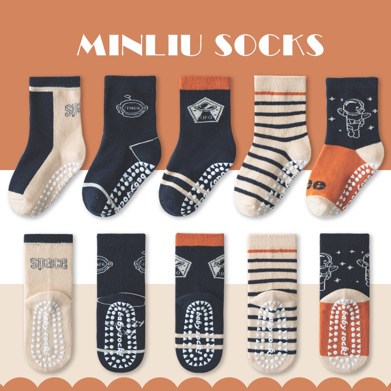 Set 5 đôi tất chống trượt