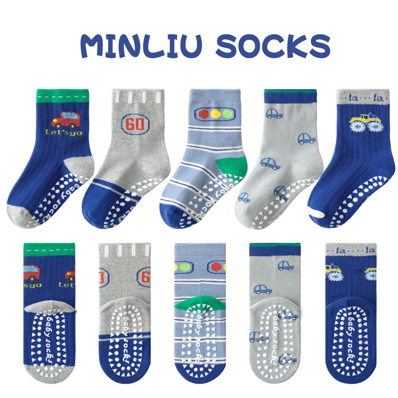 Set 5 đôi tất chống trượt