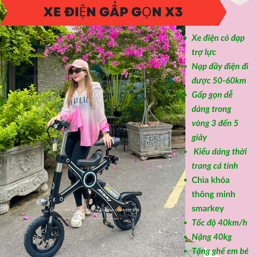 ☸️ gấp gọn dễ dàng nhỏ gọn trong vòng 3 giây