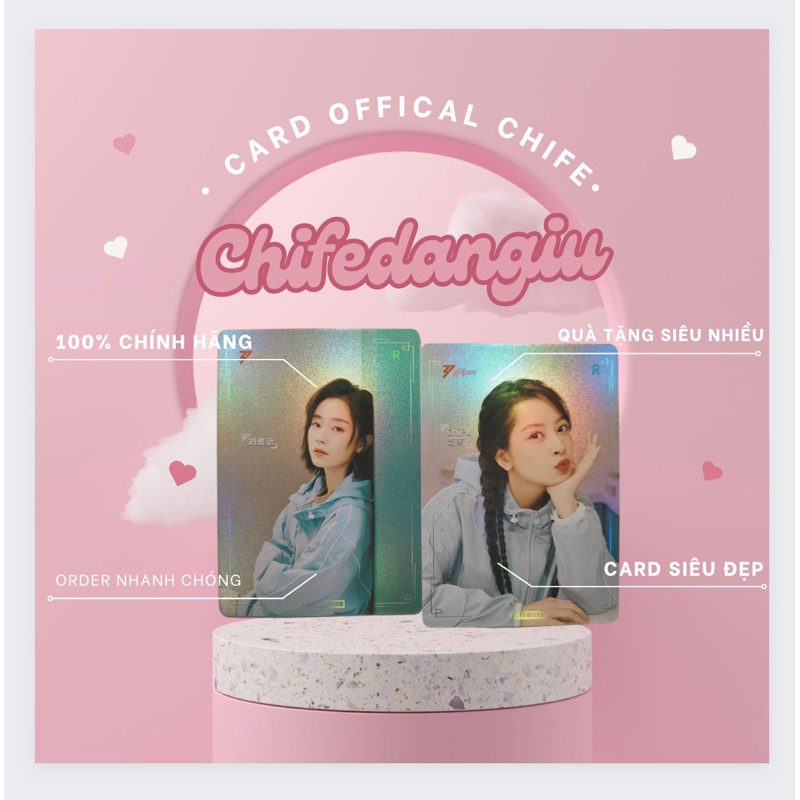 CARD OFFICAL Chi Pu - Lưu Nhã Sắt Tỷ Tỷ Đạp Gió Rẽ Sóng 2023
