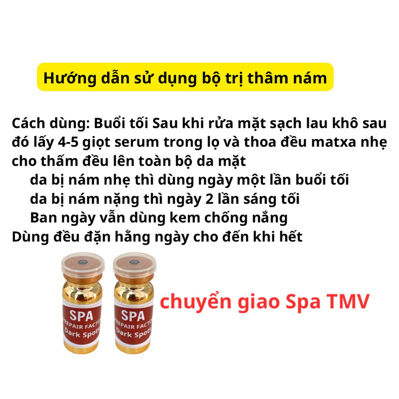 Serum Spa Mờ Thâm Nám Thailan lọ 10ml