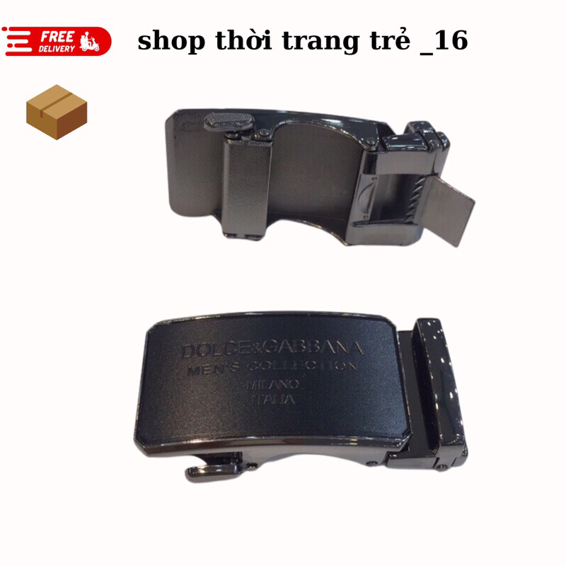 Mặt thắt lưng nam khóa gạt tự động cao cấp đầu khoá tăng dây nịt nam