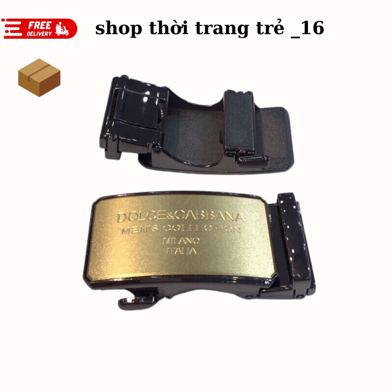 Mặt thắt lưng nam khóa gạt tự động cao cấp đầu khoá tăng dây nịt nam