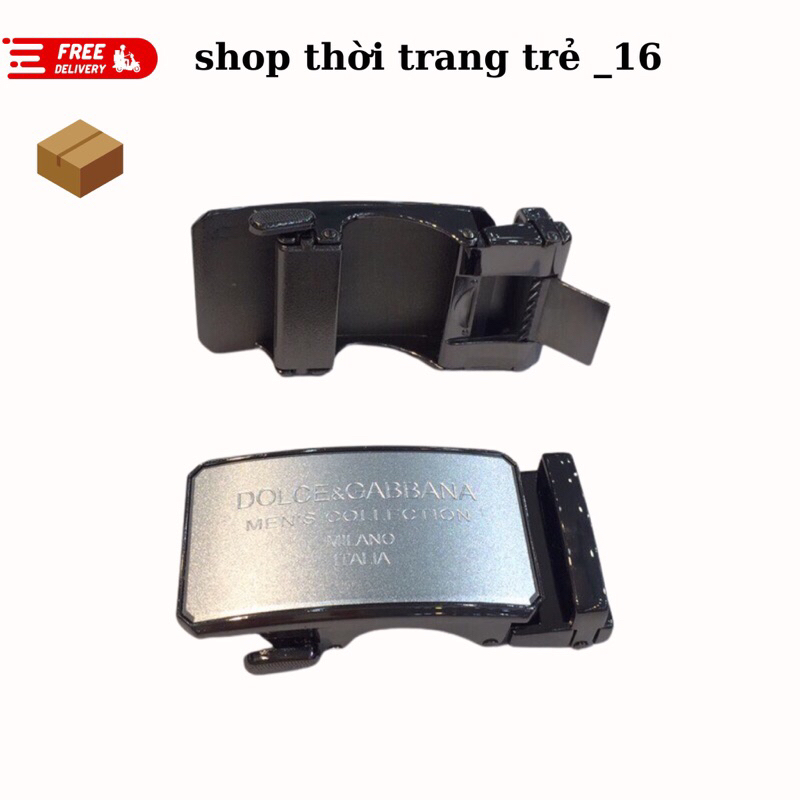 Mặt thắt lưng nam khóa gạt tự động cao cấp đầu khoá tăng dây nịt nam