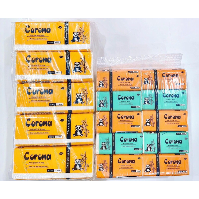 GIẤY CORONA GÓI 500 tờ/gói