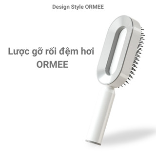 Lược chải tóc ORMEE gỡ rối massage đầu êm ái, lược chải tóc gỡ rối tự làm sạch, chải phồng tơi tóc