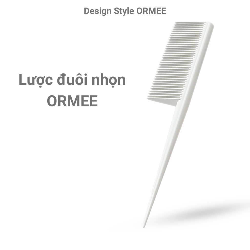 Lược nhọn cao cấp ORMEE phong cách tối giản, thanh lịch, lược chuyên dùng chia tóc, rẽ ngôi, tạo kiểu tóc
