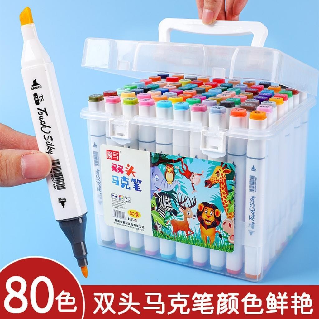 Màu Nước Bút Dạ Marker Touchliit EDUSKY Đóng Hộp Nhựa Cute Cho Bé Sáng Tạo Vẽ Tranh Tô Màu Chuyên Nghiệp
