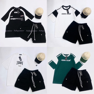 Set áo thun tay lửng + quần