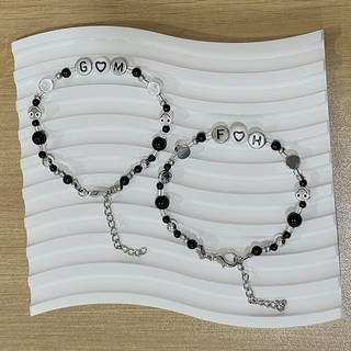Vòng tay / Nhẫn đen bạc