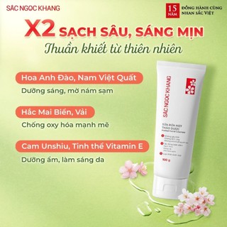 Sữa Rửa Mặt Sắc Ngọc Khang 100g
