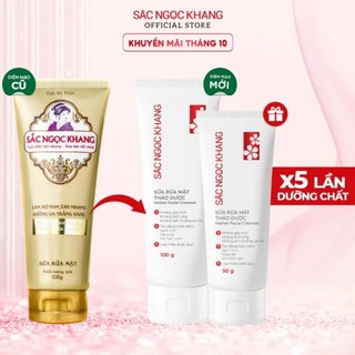 Sữa Rửa Mặt Sắc Ngọc Khang 100g