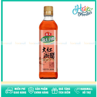 Giấm đỏ hải thiên chai thuỷ tinh 450ml
