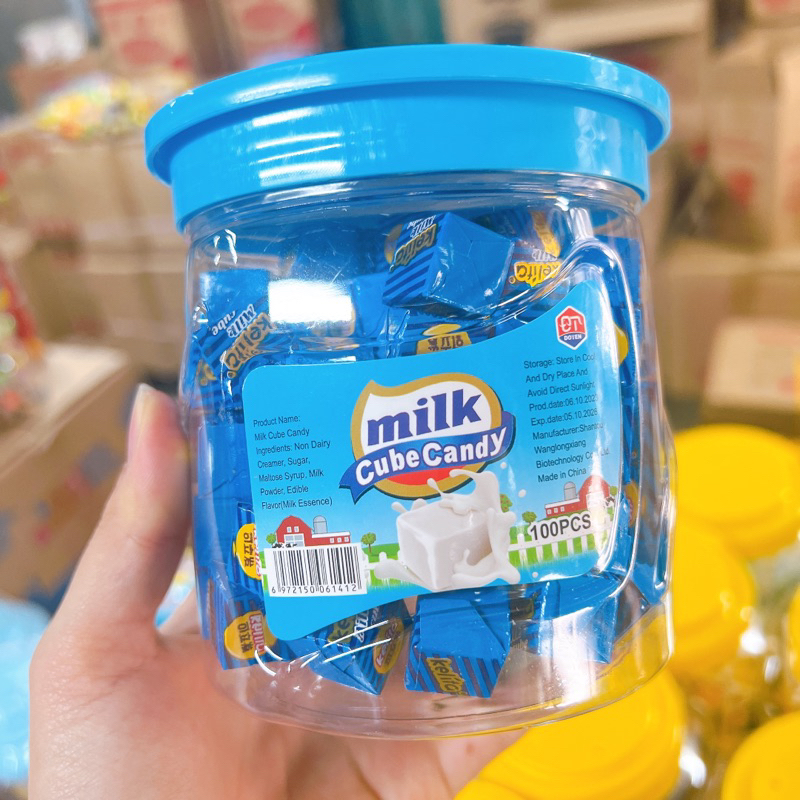 Sỉ hộp 100 viên kẹo sữa 100 viên nhiều vị