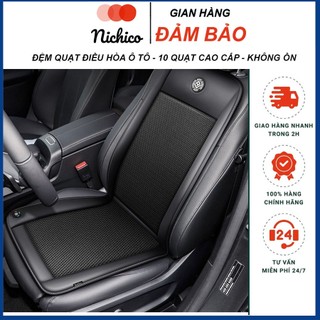 Đệm làm mát ghế ô tô - Đệm quạt điều hoà vùng lưng trên xe hơi , Tấm làm mát lưng dùng nguồn điện 12V trên xe
