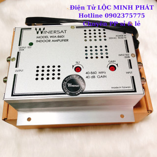 Bộ khuếch đại 40db, bộ đẩy sóng, khuếch đại tivi th cáp, winersat wia-860i kích nét cáp, hàng chuẩn taiwan