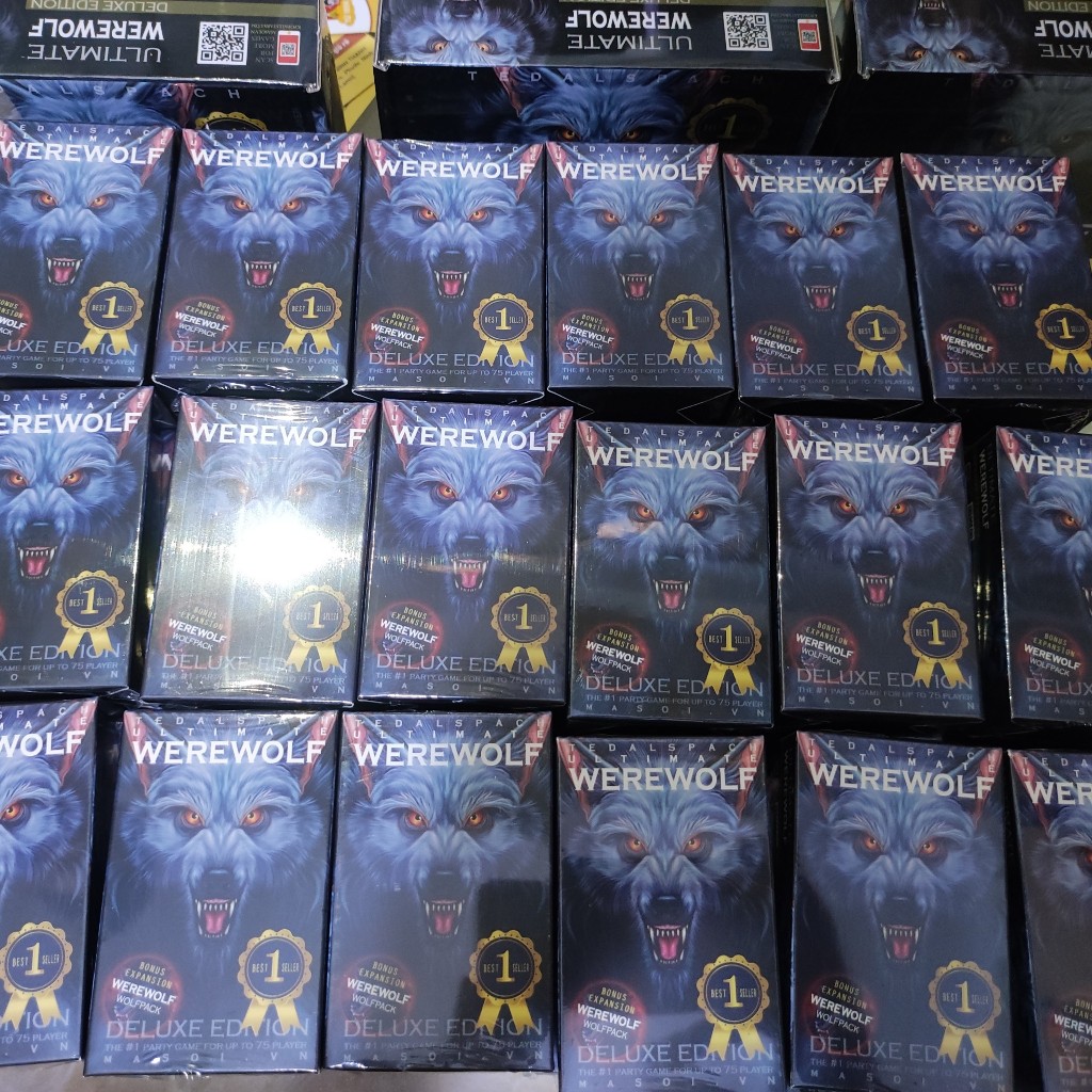 Sản Phẩm Sỉ- Bộ Bài Ma Sói Deluxe TIẾNG VIỆT 21 lá giá từ 8k/bộ