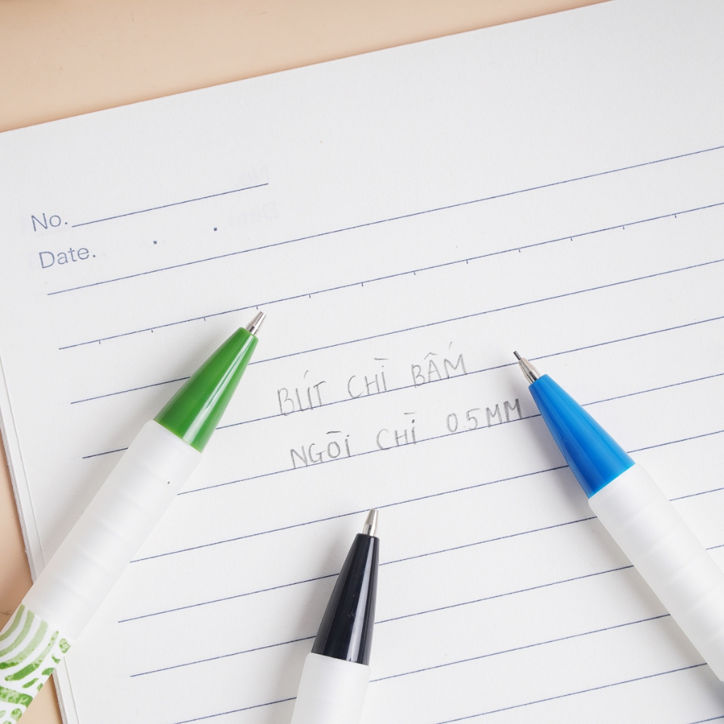 Combo 1 Chiếc Bút Chì Bấm 0.5mm MP18-ME và 1 Ống Ngòi Chì Kim 0.5mm CLASSMATE PL19-ME Chì Mịn, Đậm, Tiện Lợi