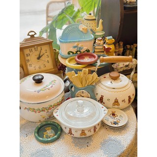 Nồi tráng men họa tiết dễ thương