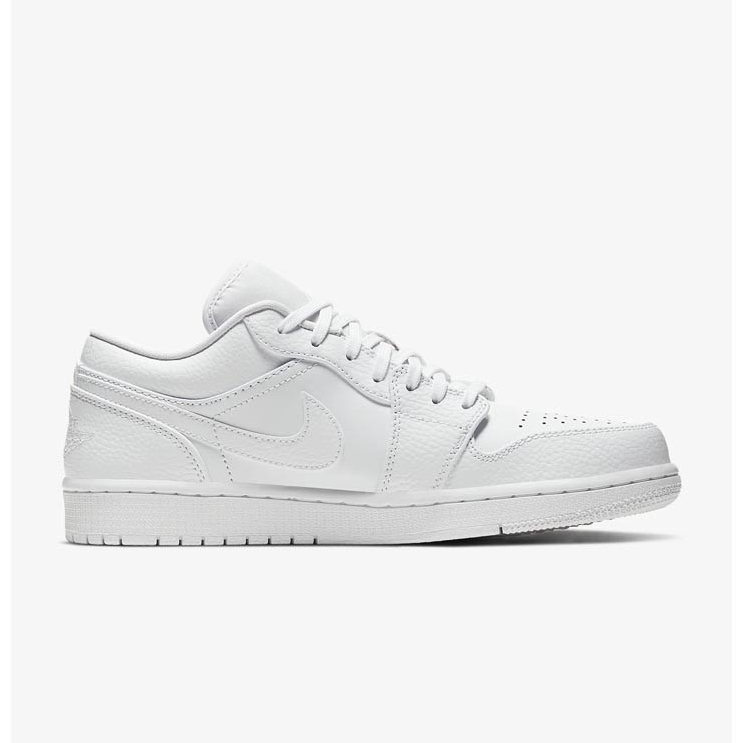 Giày Jordan Low White Cổ Thấp Bản Quản Châu - Giày thể thao Sneakers AIR JORDAN 1 Low Trắng Cao Cấp Full Box Bill