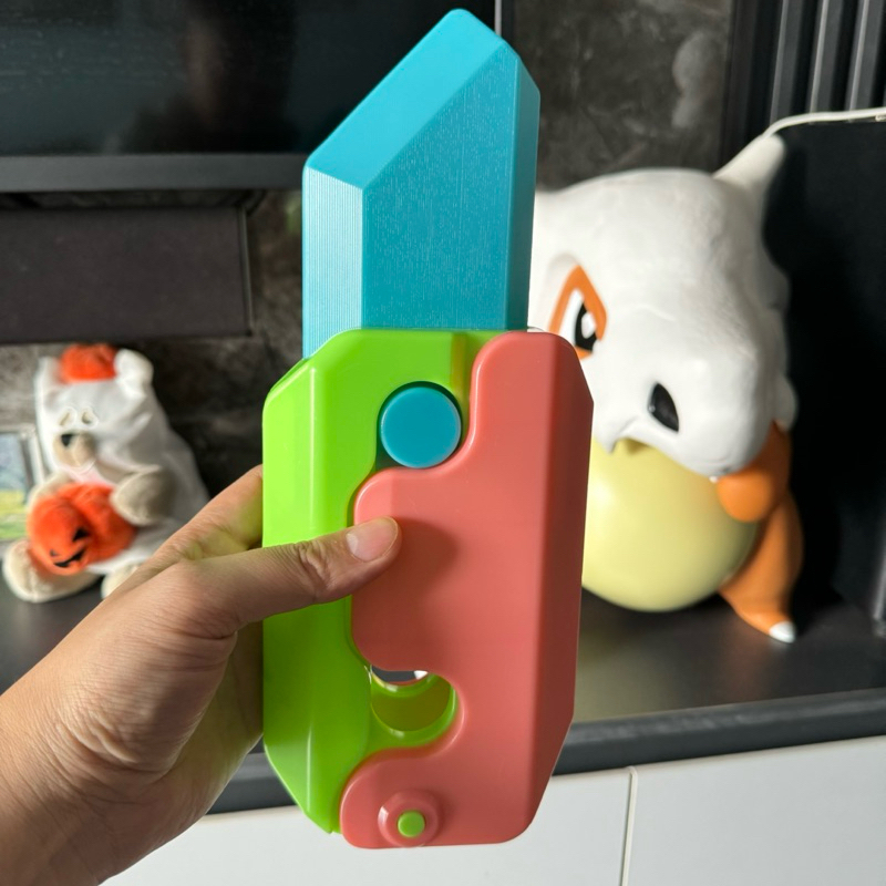 Dao Cà Rốt 3D Khổng Lồ 28cm Dao Củ Cải Đồ Chơi Trọng Lực Giảm Stress