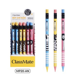 Bút chì bấm 0.7mm classmate nét bút mịn, đậm, màu sắc tươi sáng mp20-an