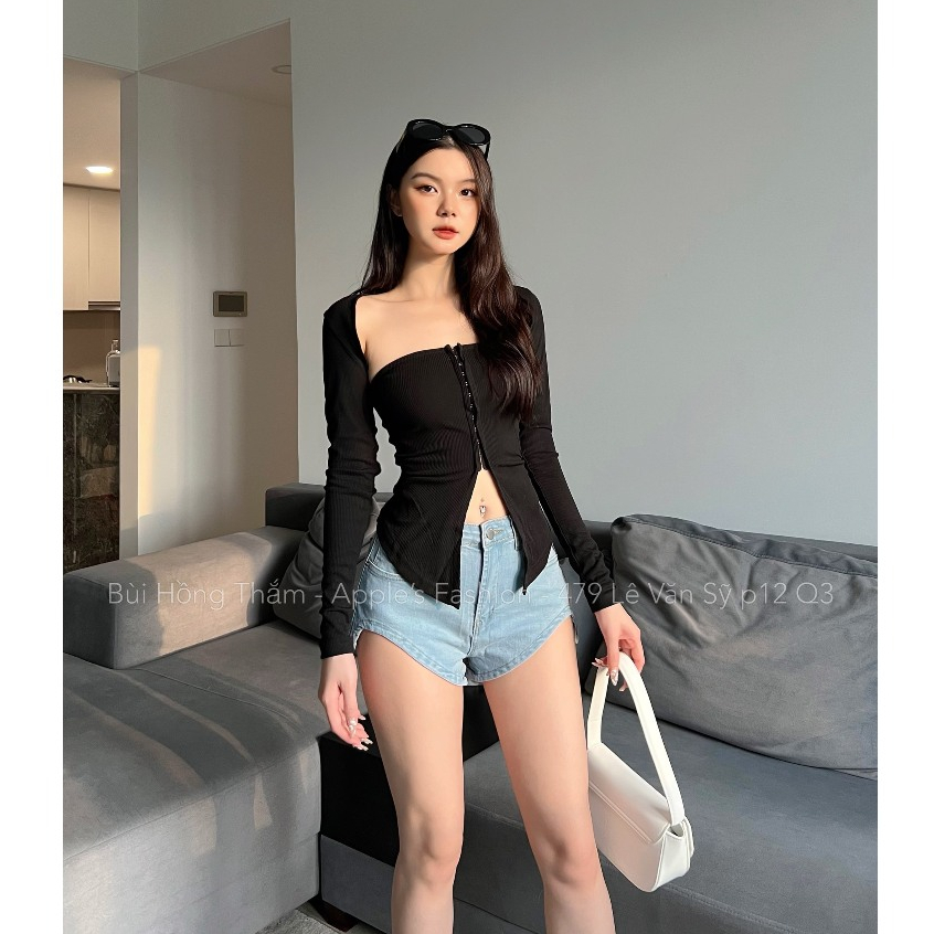 Set 2 áo đen gài nửa